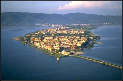 La bellezza di Orbetello ad alta quota